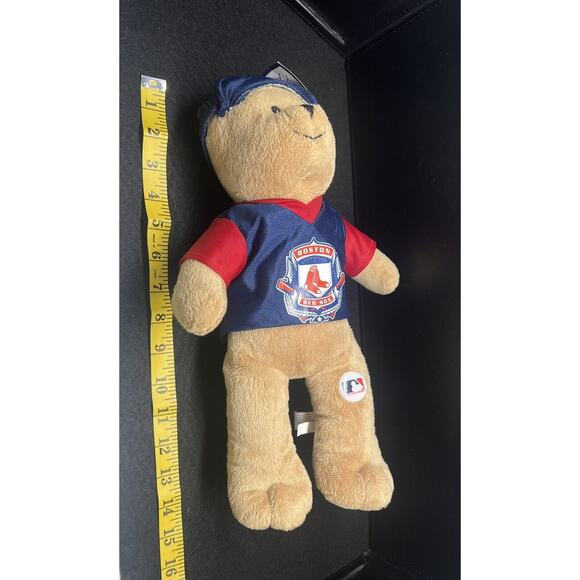 Boston Red Sox Stuffed Plush Teddy Bear 2010 MLB Good Stuff Brand 13" Tall - Picture 5 of 8